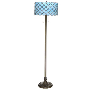Blue Stained Gl Floor Lamp Wayfair Quickview