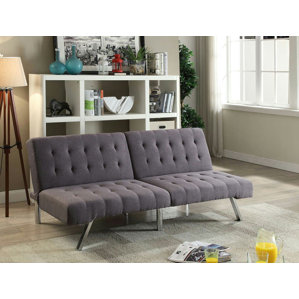 Bobkona Cleavon Convertible Sofa by Po..
