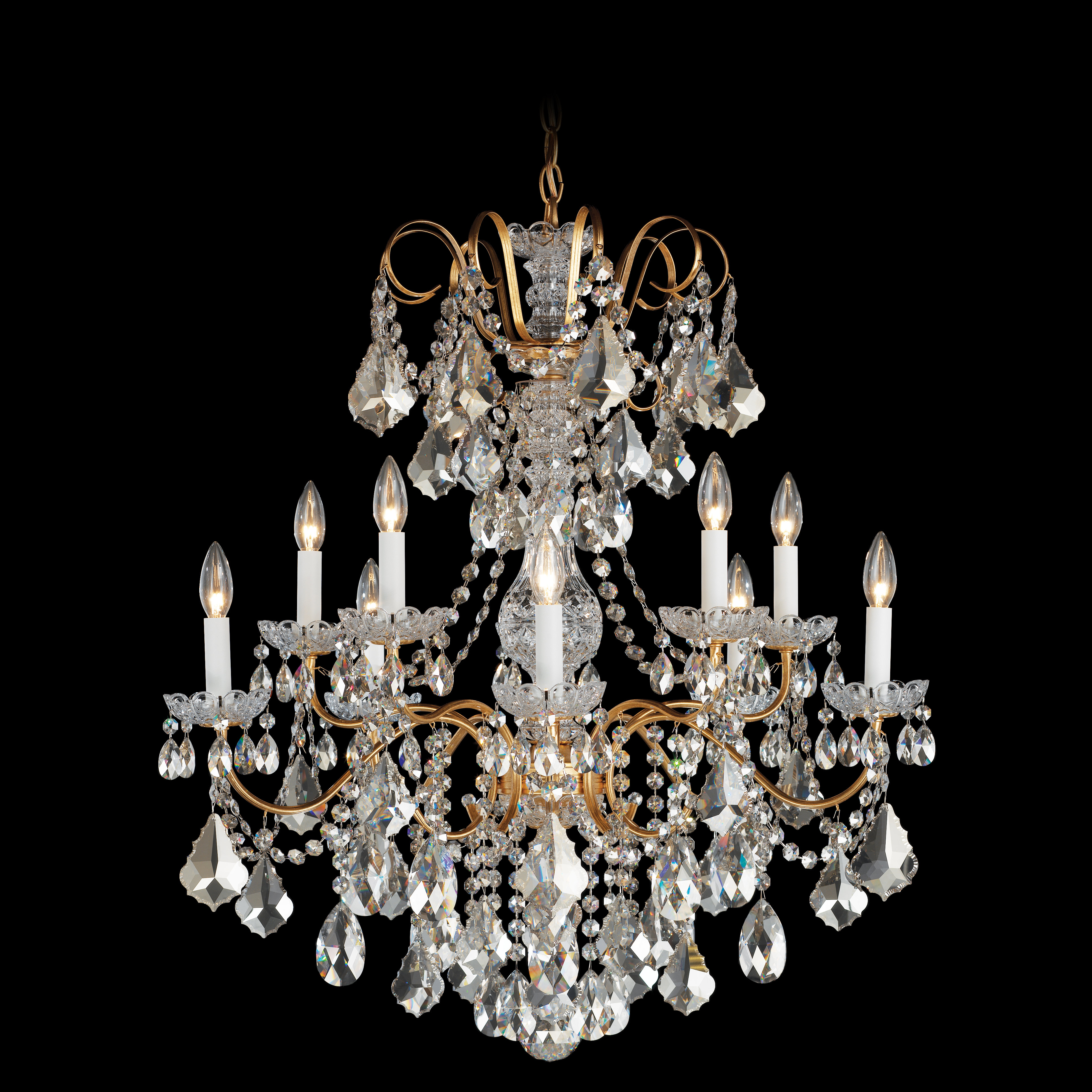 Schonbek New Orleans 10 Light Crystal Chandelier Wayfair