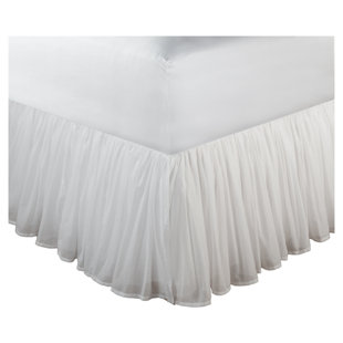 King Bed Skirt 16 Inch Drop Wayfair Redwine 15 Bed Skirt