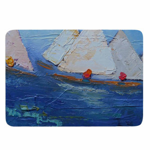 Swirls by Carol Schiff Memory Foam Bath Mat