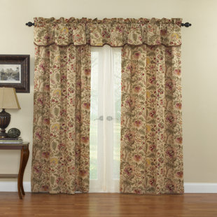 Waverly Curtains D You Ll Love Wayfair Imperial Dress Nature Fl Room Darkening Rod Pocket Single Curtain Panel By Waverly