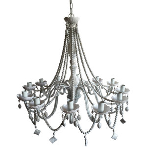 Regina Beaded 6-Light Crystal Chandelier