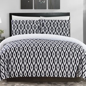 Cherree 3 Piece Reversible Comforter Set