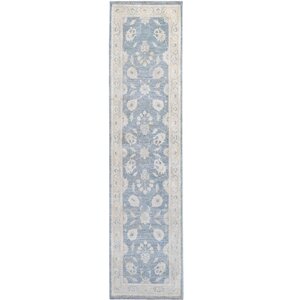 Hand-Knotted Gray/Beige Area Rug