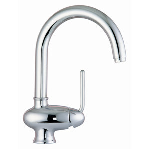 Fima by Nameeks Single Handle Single Hole Kitchen Sink Faucet with Swivel Spout