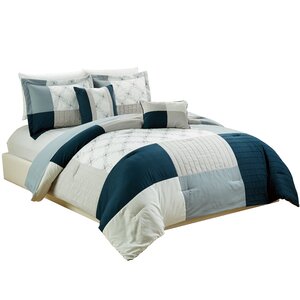 Cala Embroidered 5 Piece Comforter Set