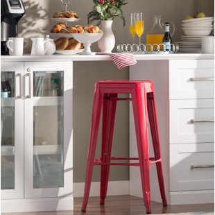 Red Retro Bar Stools Wayfair Quickview