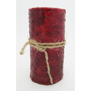 Rustic Pillar Candle