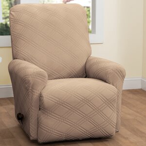 Double Diamond Box Cushion Recliner Slipcover