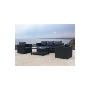 4-tlg. Loungesofa-Set Pepe mit Kissen von Grasek..