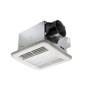 BreezGreenBuilder 80 CFM Energy Star Bathroom Fan with LED Light