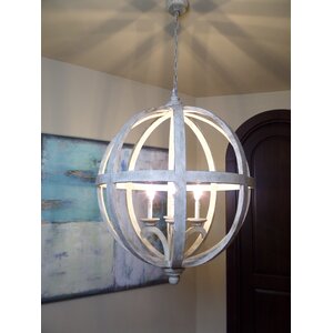 Hercules 4-Light Globe Pendant