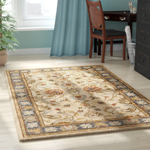 Farmhouse Rugs Birch Lane Aaron Hand Tufted Wool Yellow Brown Area Rug