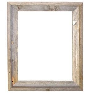 Banjo Rustic Reclaimed Barn Wood Open Picture Frame