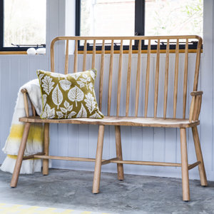 Sitzbank Lorrain aus Holz von Laurel Foundry