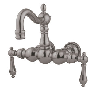 Vintage Wall Mount Clawfoot Tub Faucet