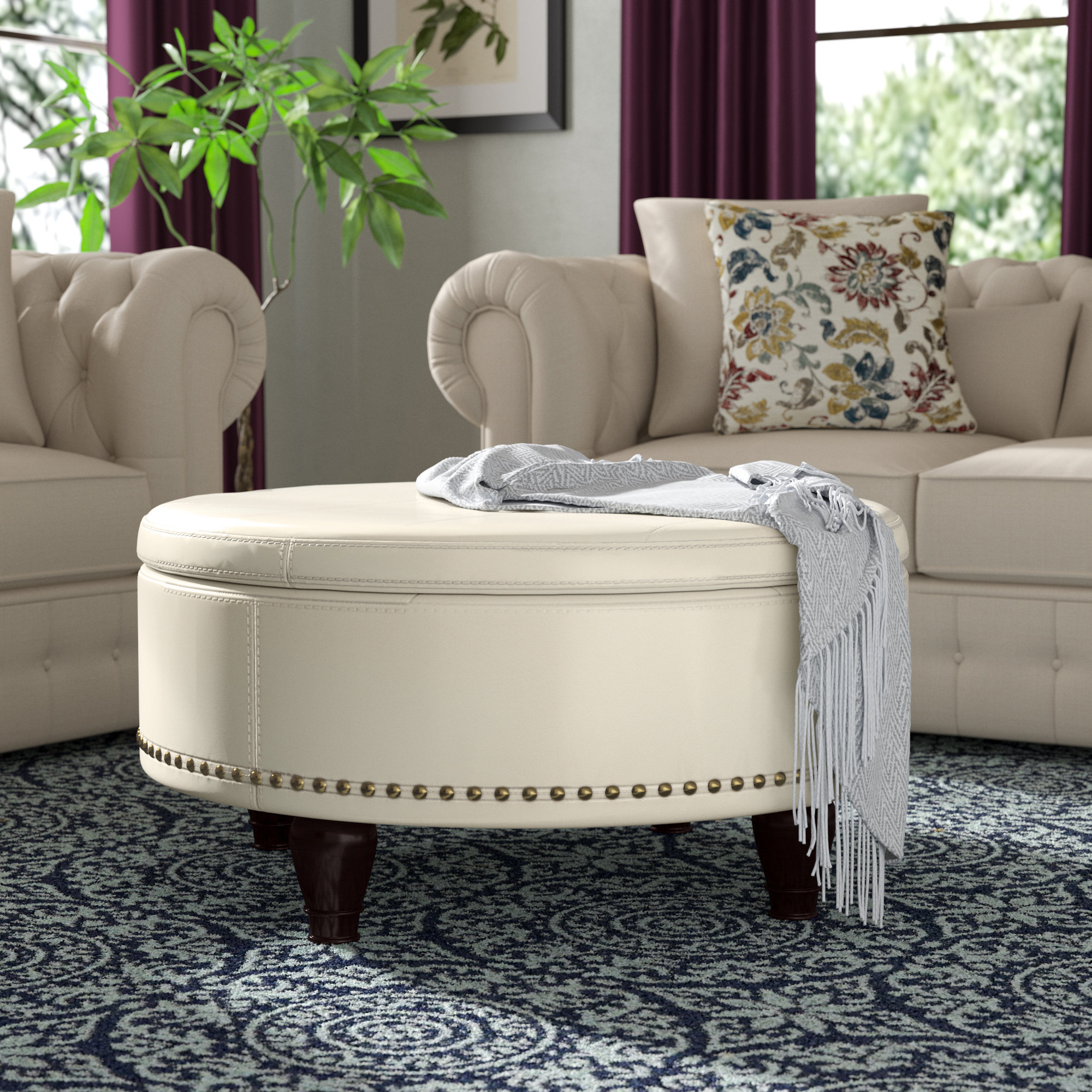 Ottomans Poufs Wayfair Quickview