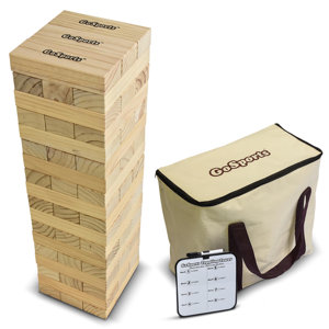 Giant Toppling Tower Block Game