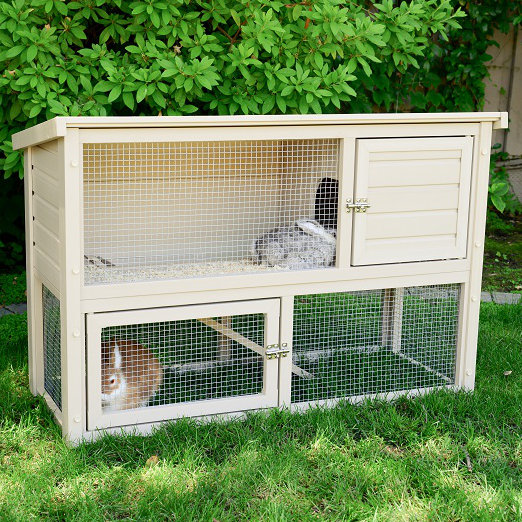 New Age Pet EcoChoice Columbia Rabbit Hutch & Reviews Wayfair