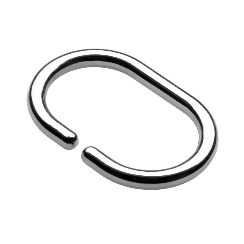 Croydex C Shaped Shower Curtain Hooks Wayfair C Shaped Shower Curtain Hooks