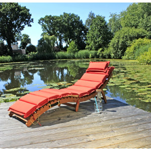 Einzelliege Nassau mit Auflage von Garten Living