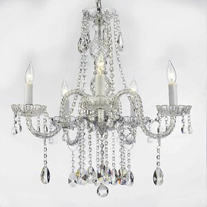 Meredith 5-Light 40W Crystal Chandelier