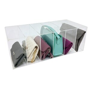 OnDisplay Deluxe Acrylic 6 Slot Hanging Organizer