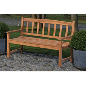 Gartenbank Mask aus Teakholz von Home & Haus