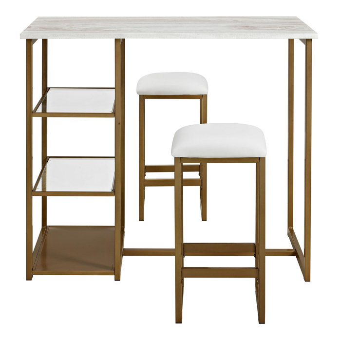 Mercury Row Denham 3 Piece Pub Table Set & Reviews | Wayfair.ca Mercury Row Denham 3 Piece Pub Table Set & Reviews | Wayfair.ca