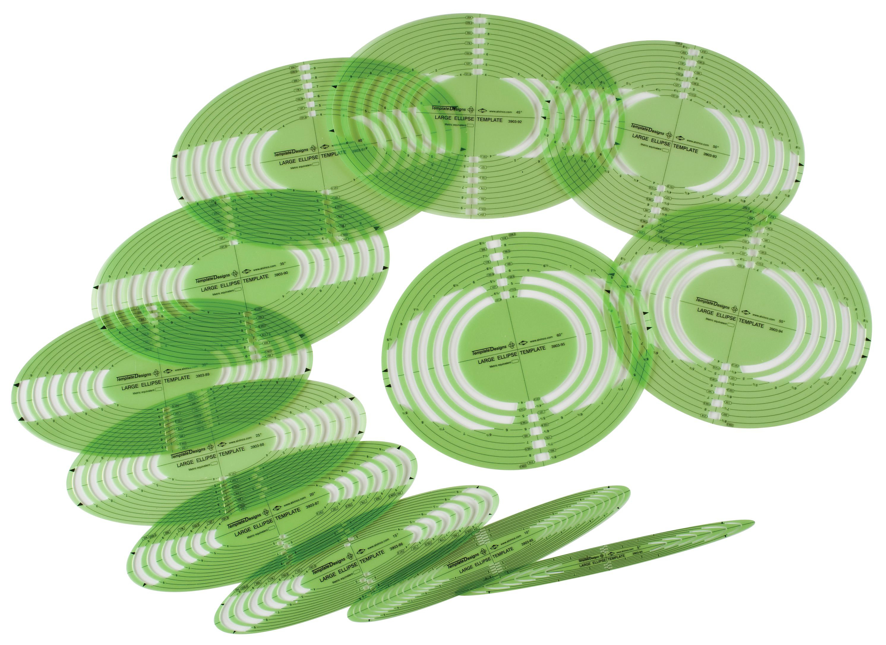 Alvin and Co. Series Ellipse Template Set & Reviews Wayfair