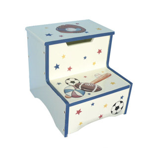 Sports All Star Game Step Stool with Storage by Teamson Kids