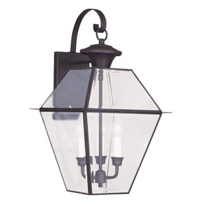 Orchard Lane Traditional 3-Light Outdoor Wall Lantern