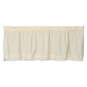 Vintage Pom Pom Curtain Valance