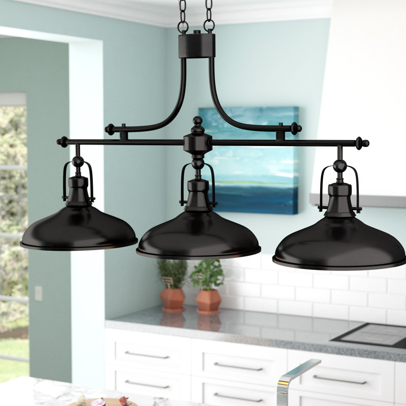 Beachcrest Home Martinique 3-Light Kitchen Island Pendant ...