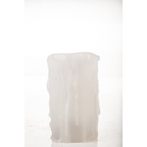 Heavy Drip Collection Flameless Pillar Candle