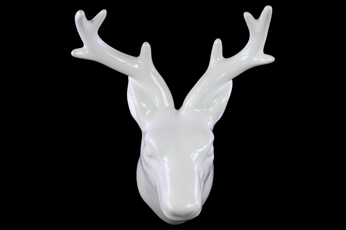 White Deer Head Wall Decor urban trends ceramic deer head wall decor & reviews | wayfair White Deer Head Wall Decor urban trends ceramic deer head wall decor & reviews | wayfair