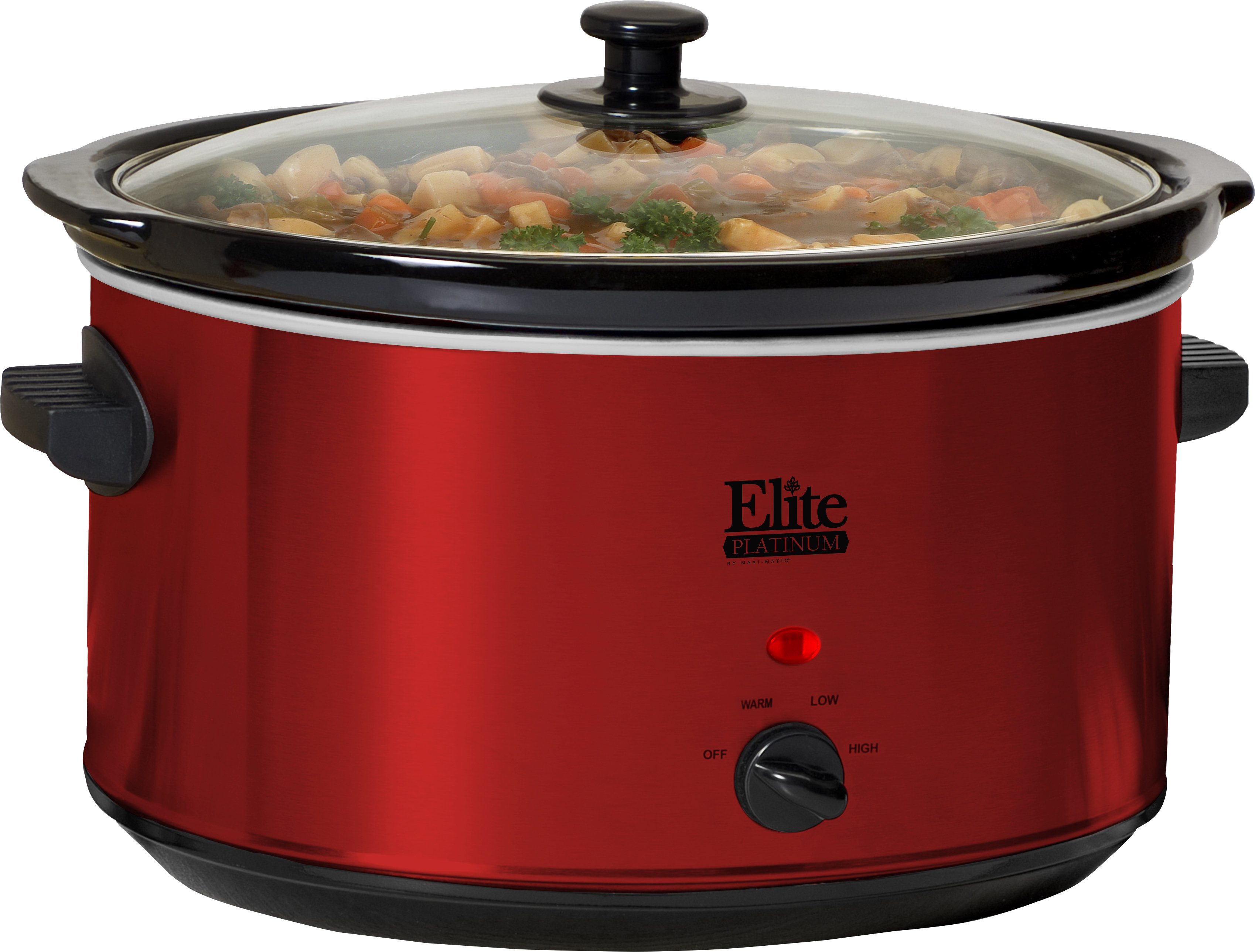 Elite by MaxiMatic Platinum 8.5 Qt. Stainless Steel Slow Cooker