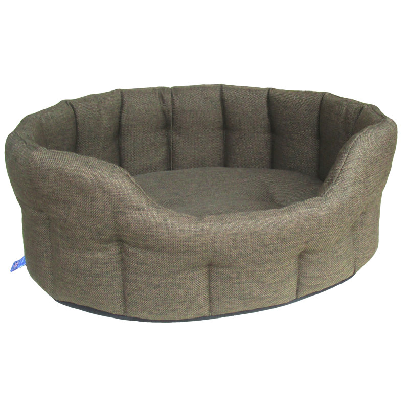P & L Superior Pet Beds Machine Washable Premium Oval ...