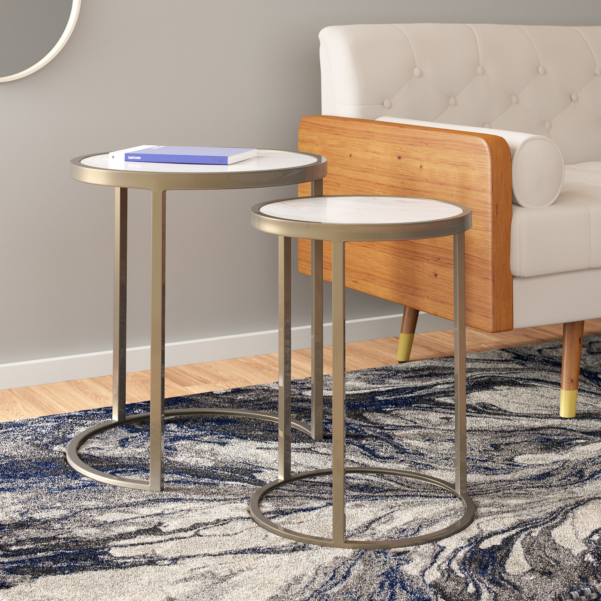 Kit 2 Piece Nesting Tables