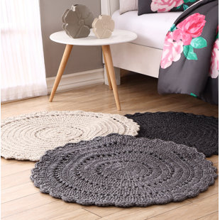 3x3 Round Rug Wayfair Ca Wool Round Rug 3x3 Grey