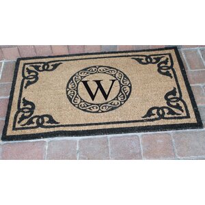 First Impression Geneva Monogrammed Doormat