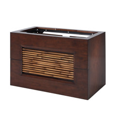 Bamboo Bathroom Vanity xylem bambu 36" bathroom vanity cabinet in dark bamboo & reviews Bamboo Bathroom Vanity xylem bambu 36" bathroom vanity cabinet in dark bamboo & reviews