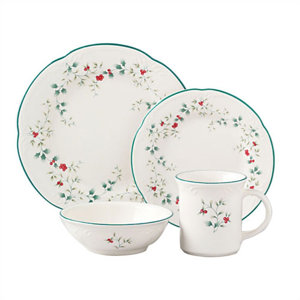 Winterberry 16 Piece Dinnerware Set, Service for 4