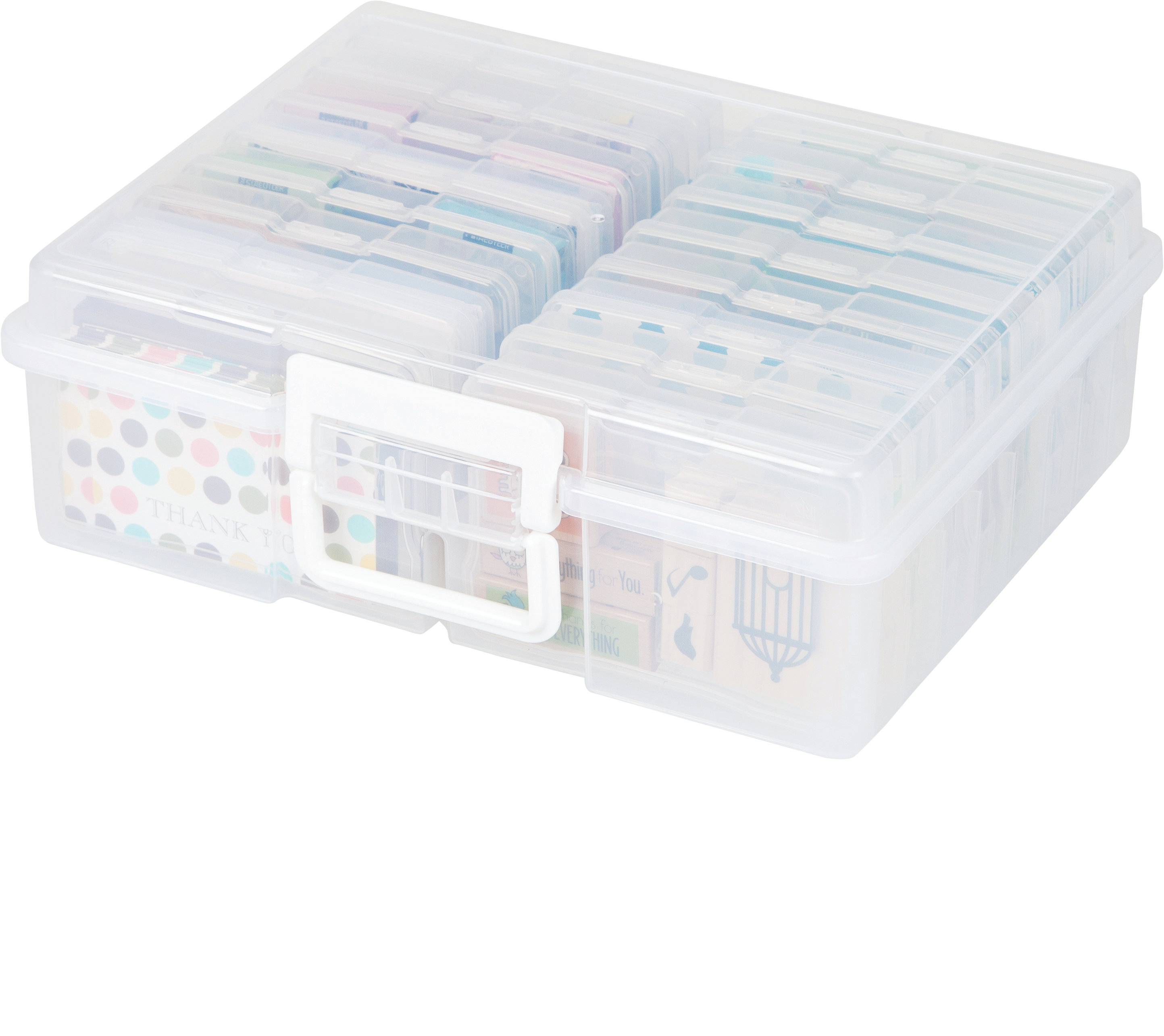 Clear IRIS Extra Large 4 x 6 Photo and Craft Keeper 2 Pack