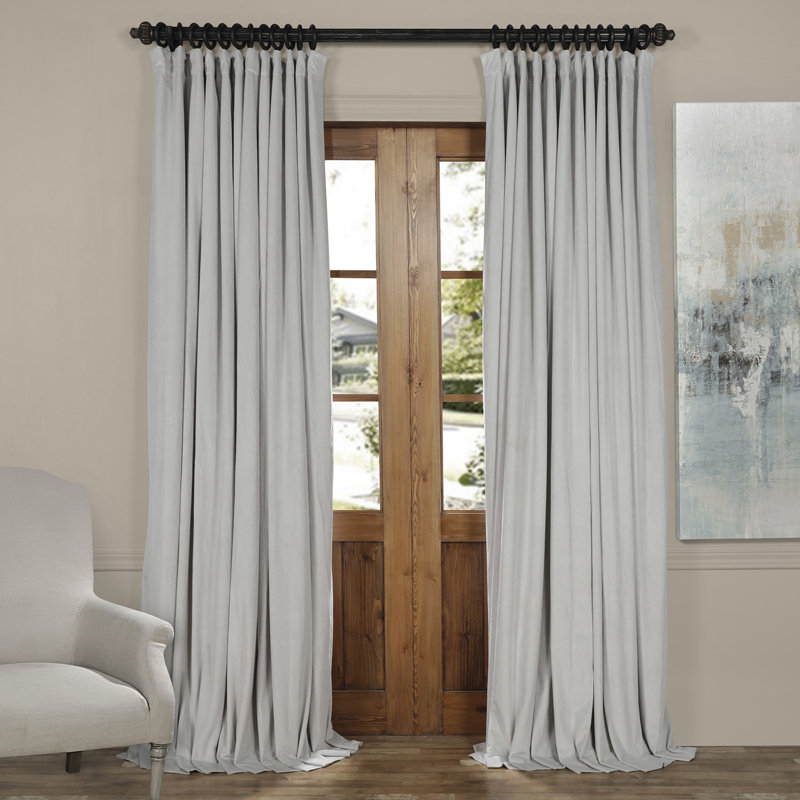 Signature Extra Solid Max Blackout Rod Pocket Single Curtain Panel