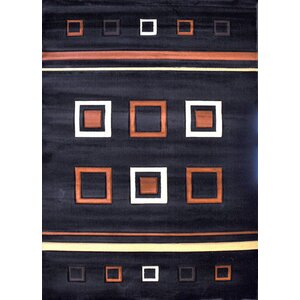 Viafora Black Area Rug