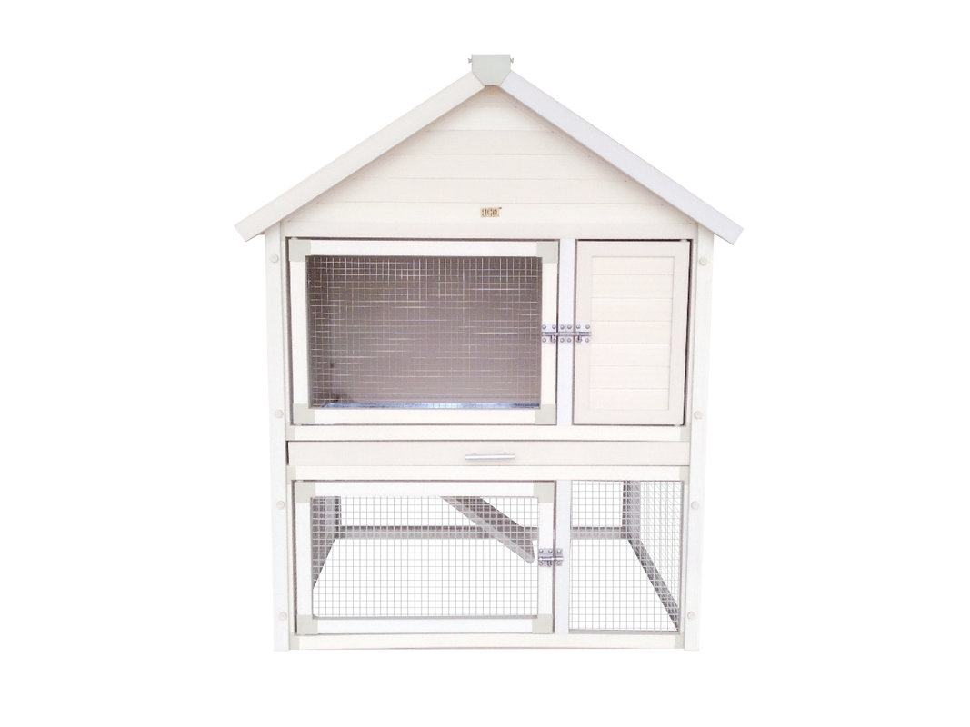 New Age Pet ecoFLEX Huntington TwoLevel Rabbit Hutch & Reviews Wayfair