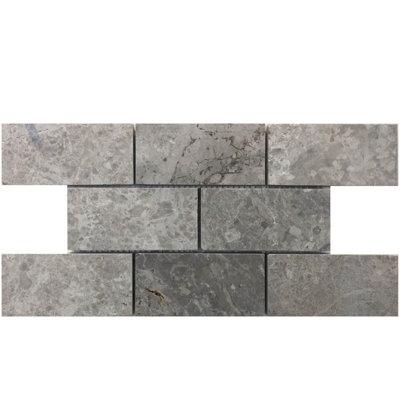 Epoch 2 X 4 Slate Subway Tile In California Rustic Reviews Wayfair 2 X 4 Natural Stone Mosaic Tile In Marine Fantasy