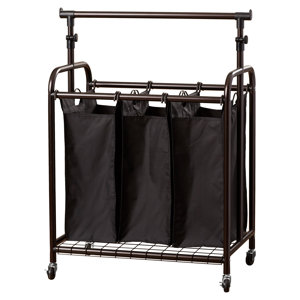 3 Bag Rolling Laundry Sorter